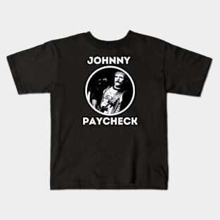 johnny paycheck || grey Kids T-Shirt